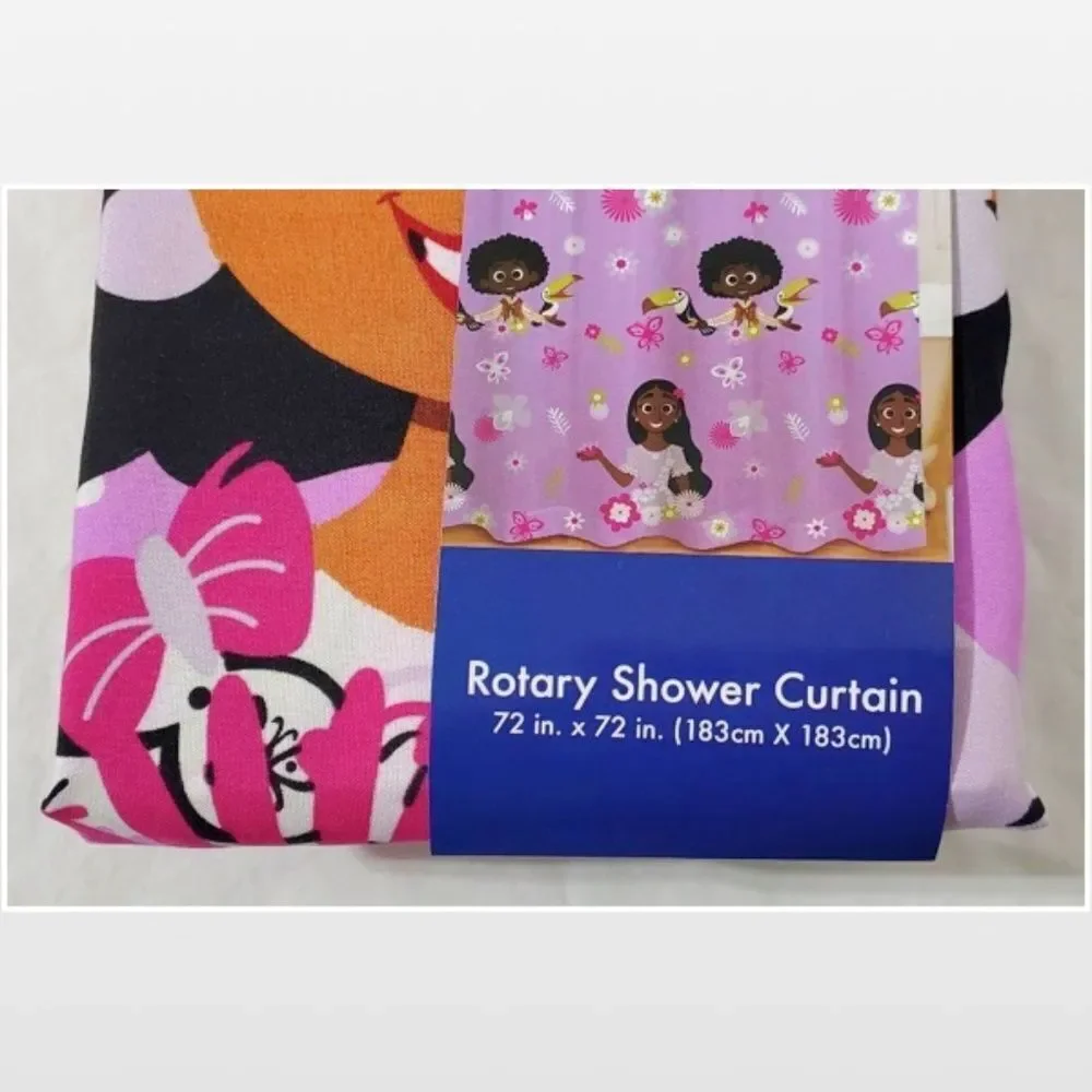 New Disney Encanto Shower Curtain Home Pink Bathroom